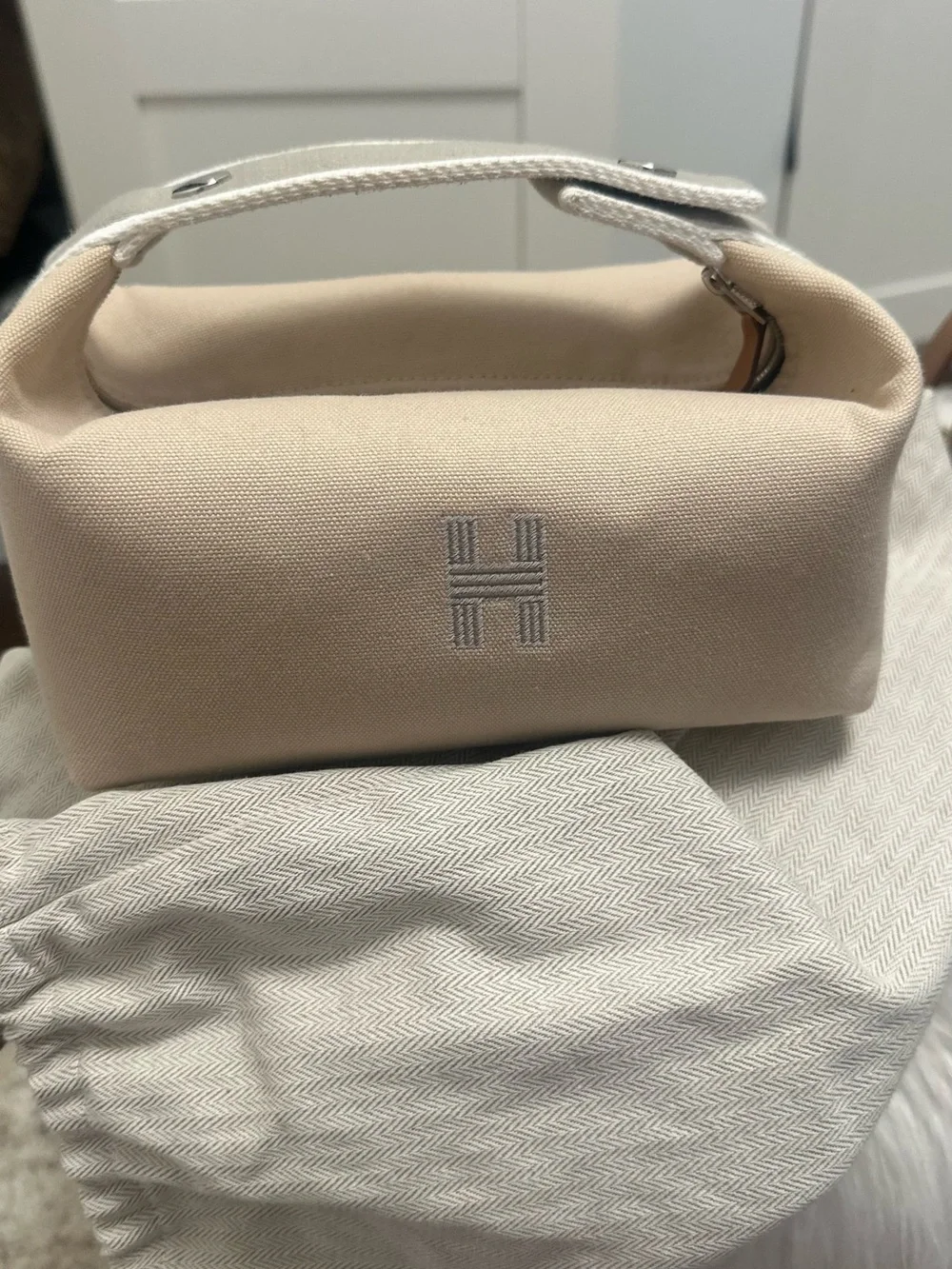 Hermes Bride-a brac bag Canvas Top-Handle Women’s Bag